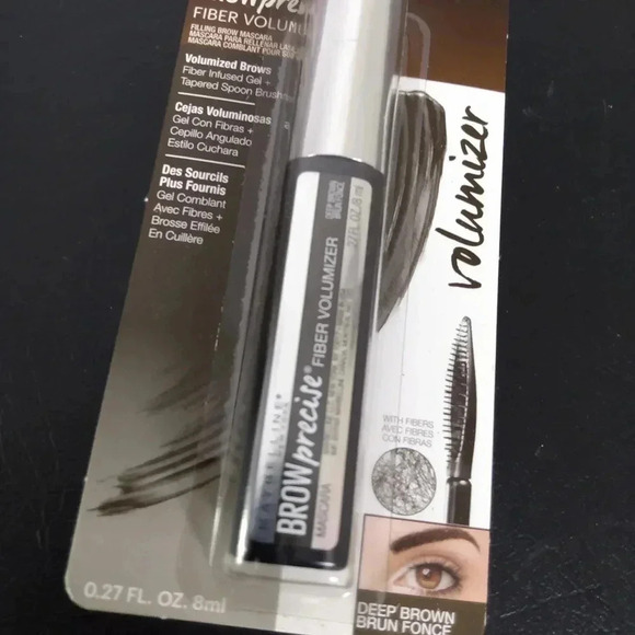 New Maybelline Deep Brown Volumizer Makeup Mascara - Picture 3 of 3